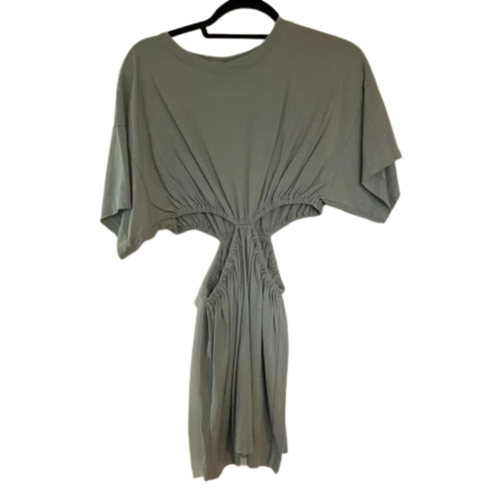 ☀️ Light Blue Casual Cutout Dress